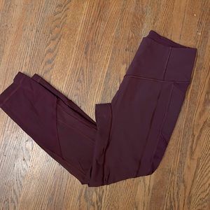Lululemon fast n free cropped tight
